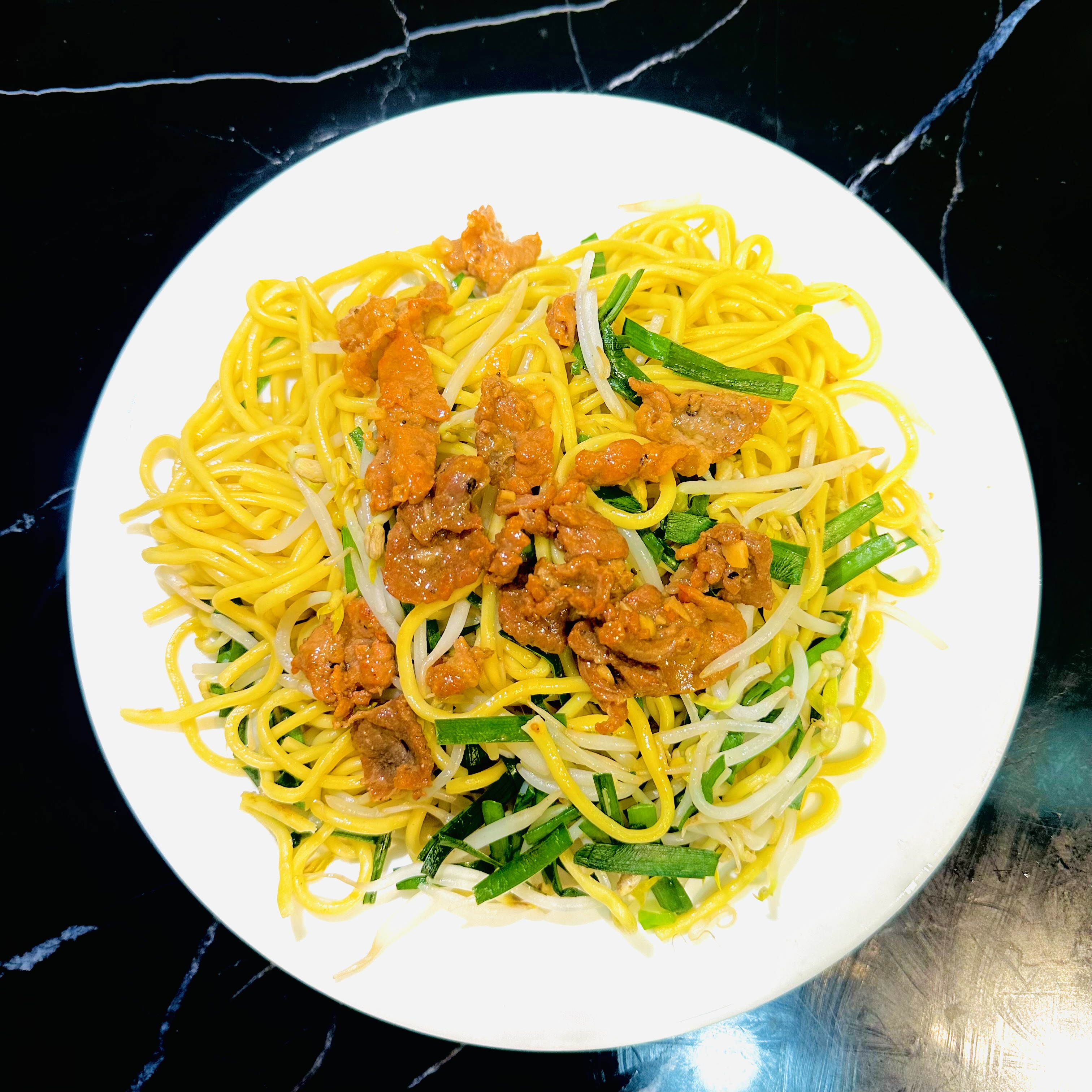 មីឆាសាច់គោ