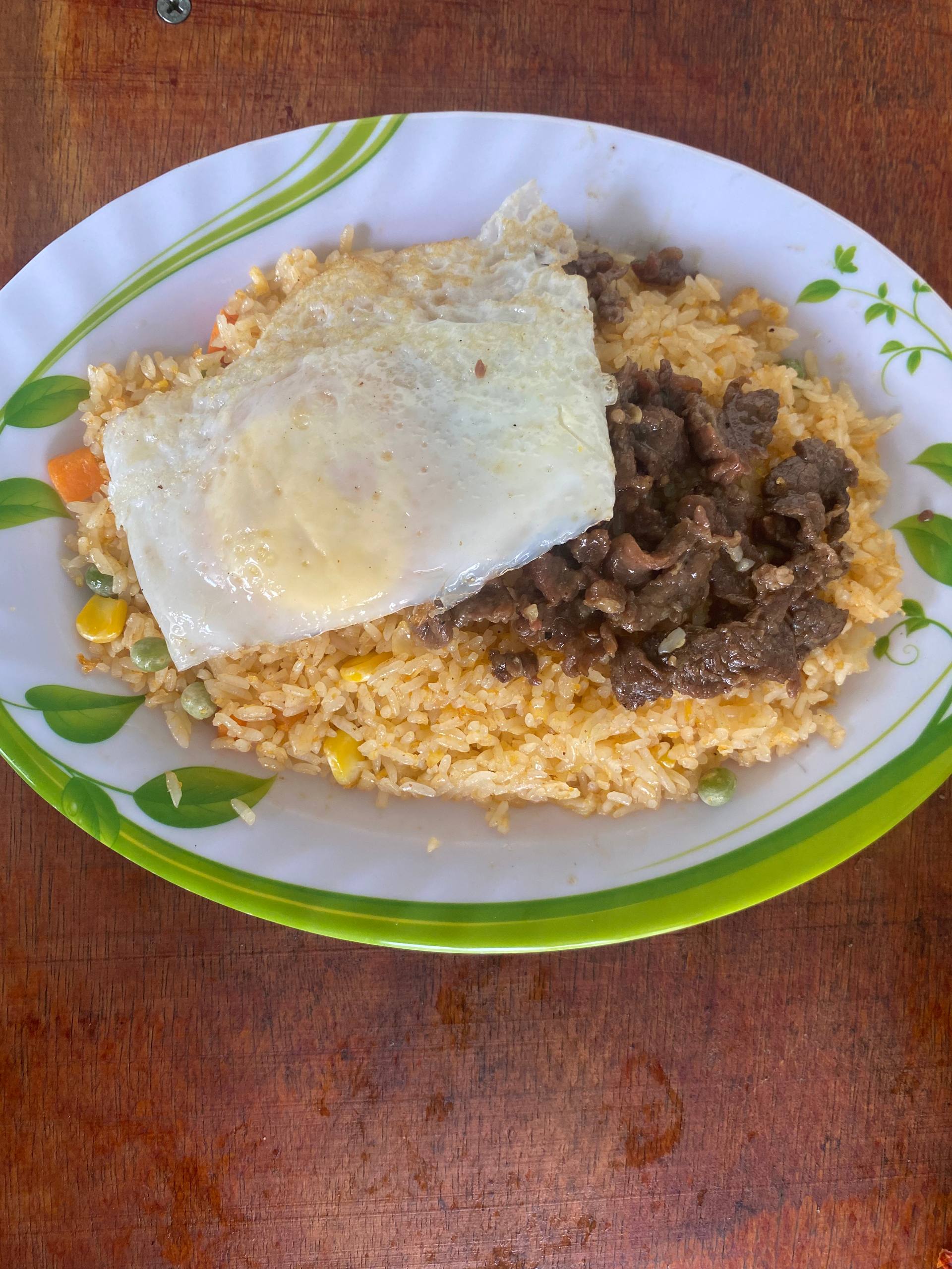 បាយឆាសាច់គោពងទា